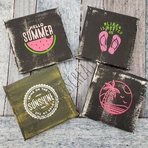 Set of 4 ~ 4x4 Canvas Magnets